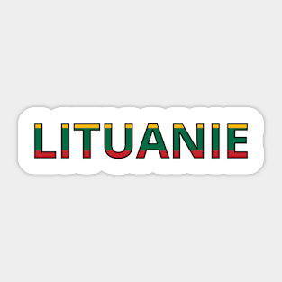 Drapeau Lituanie Sticker
